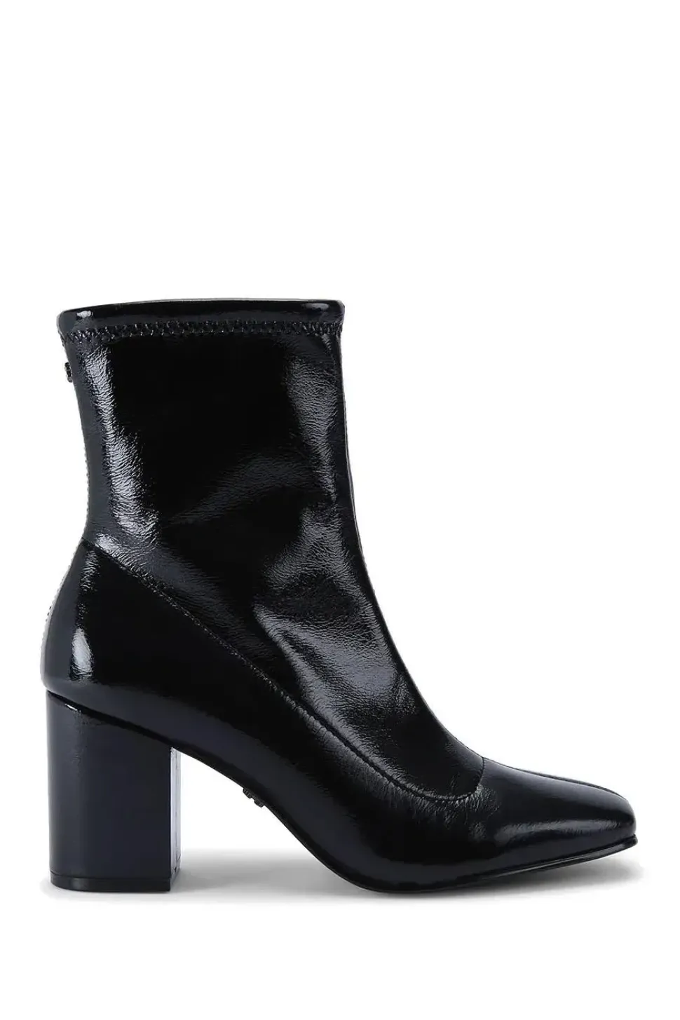 'Strut Ankle' Patent Boots