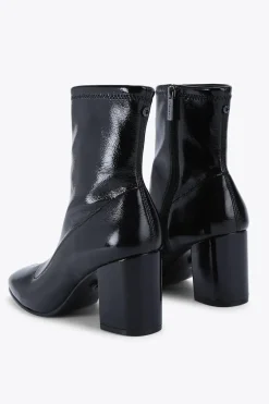 'Strut Ankle' Patent Boots
