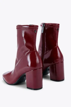 'Strut Ankle' Patent Boots