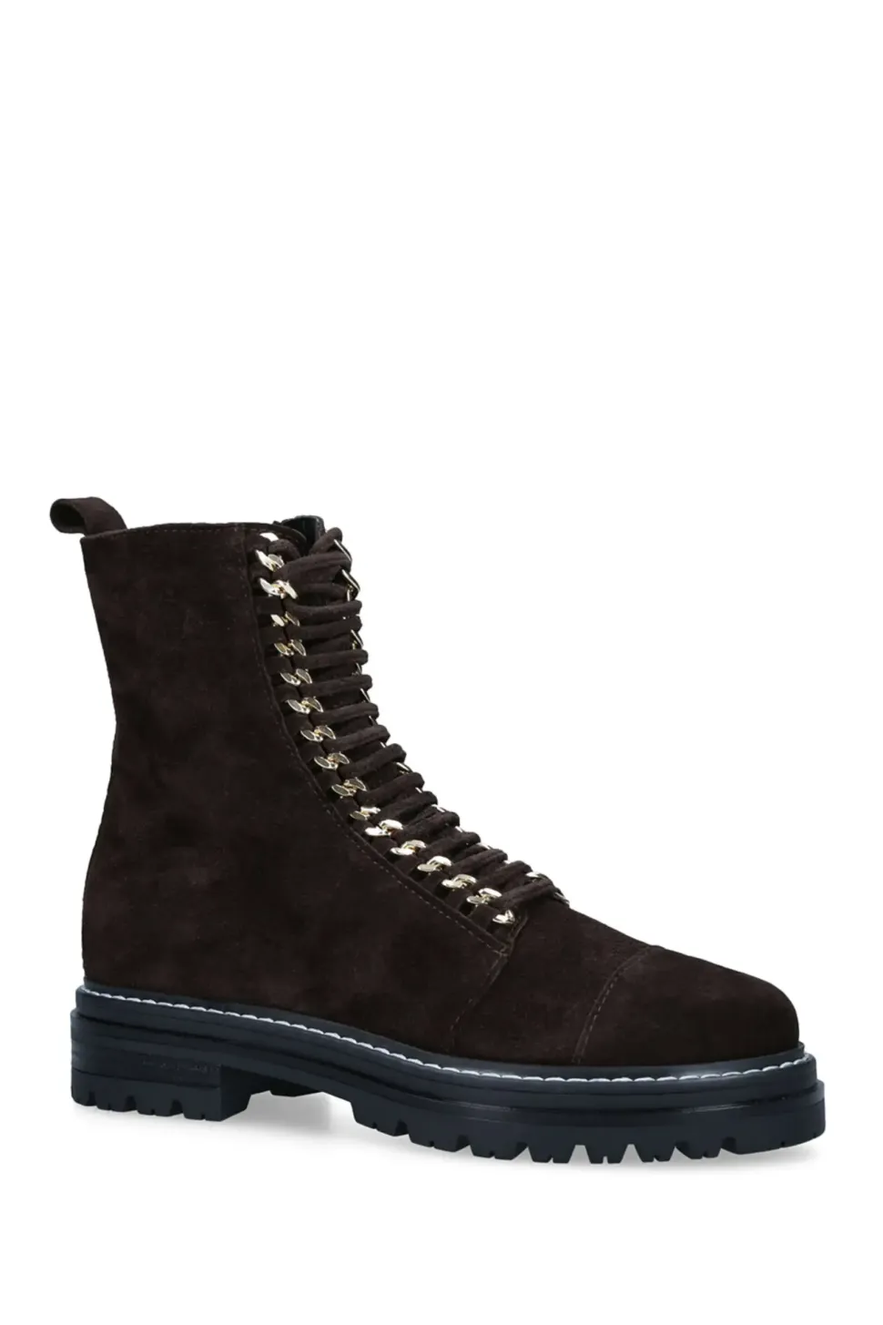'Sultry Chain' Leather Boots