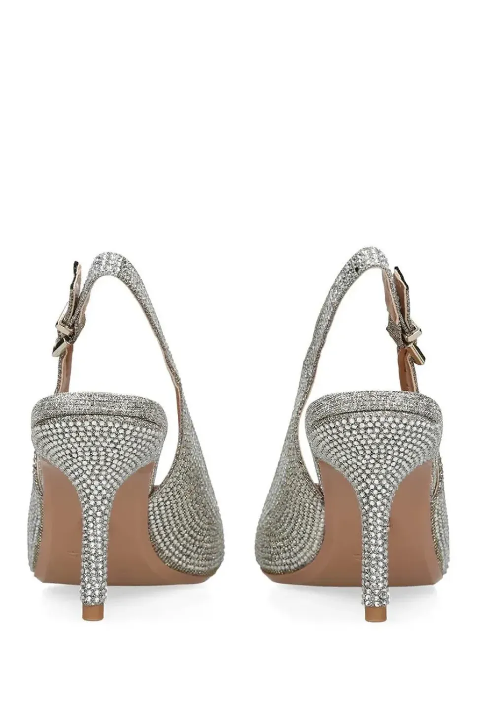 'Symmetry Sling 90' Fabric Heels