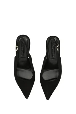 'Symmetry Sling 90' Suede Heels
