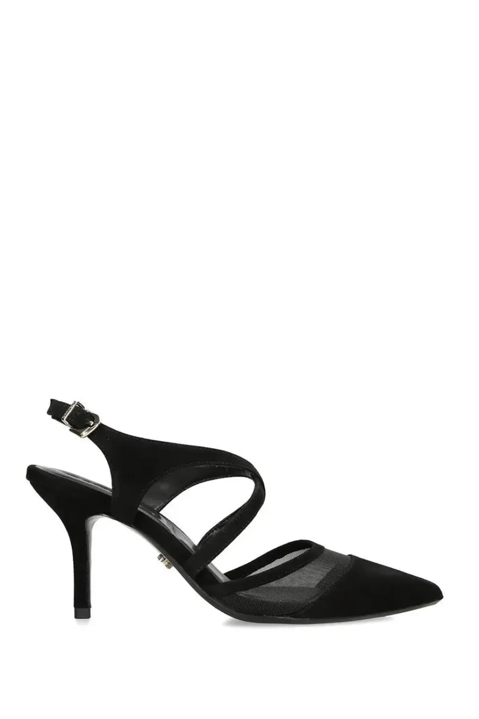 'Symmetry X Strap 90' Suede Heels
