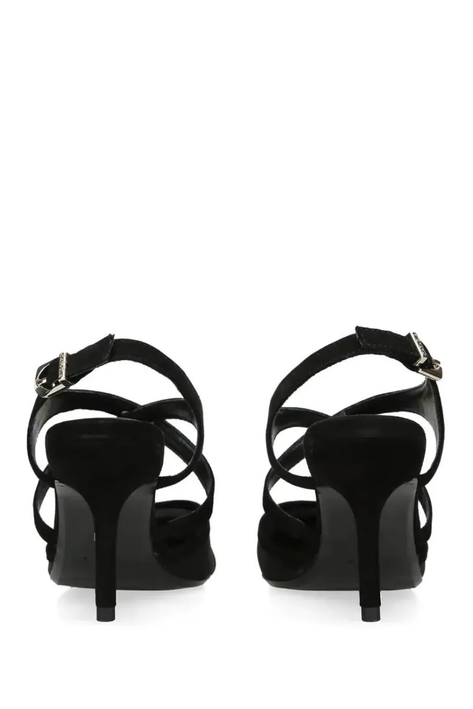 'Symmetry X Strap 90' Suede Heels
