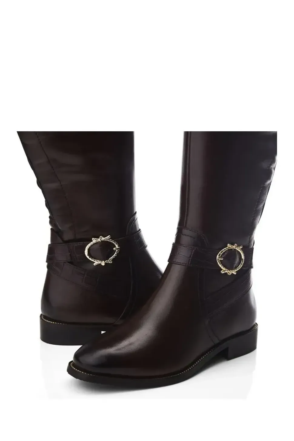 'Takari' Leather Biker Boots