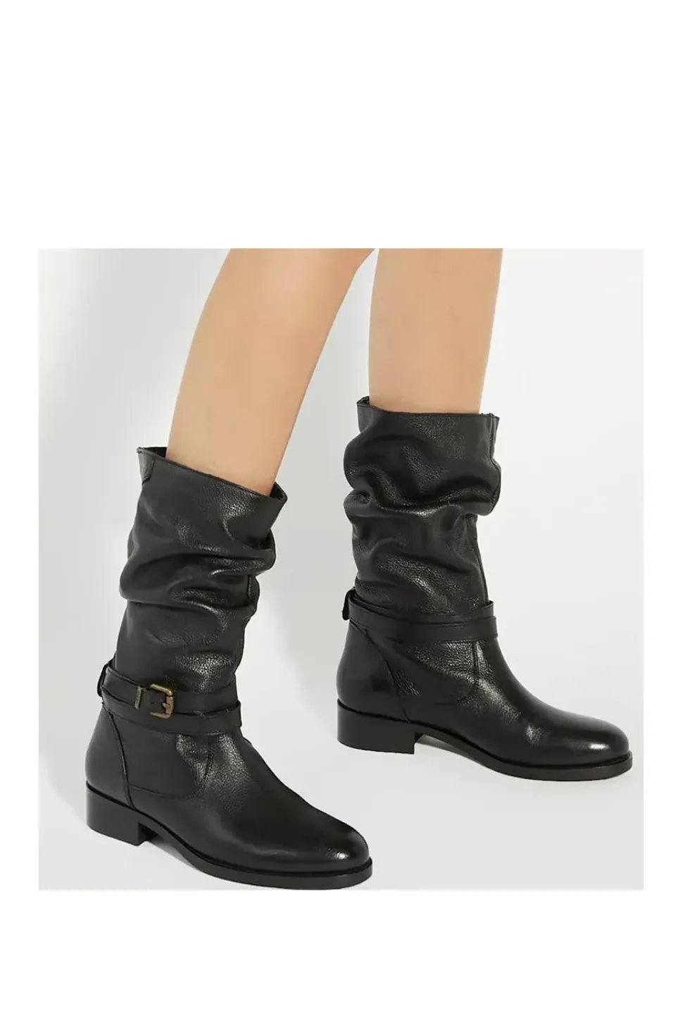'Tasa' Leather Knee High Boots