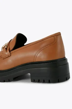 'Tasha Loafer' Leather Flats