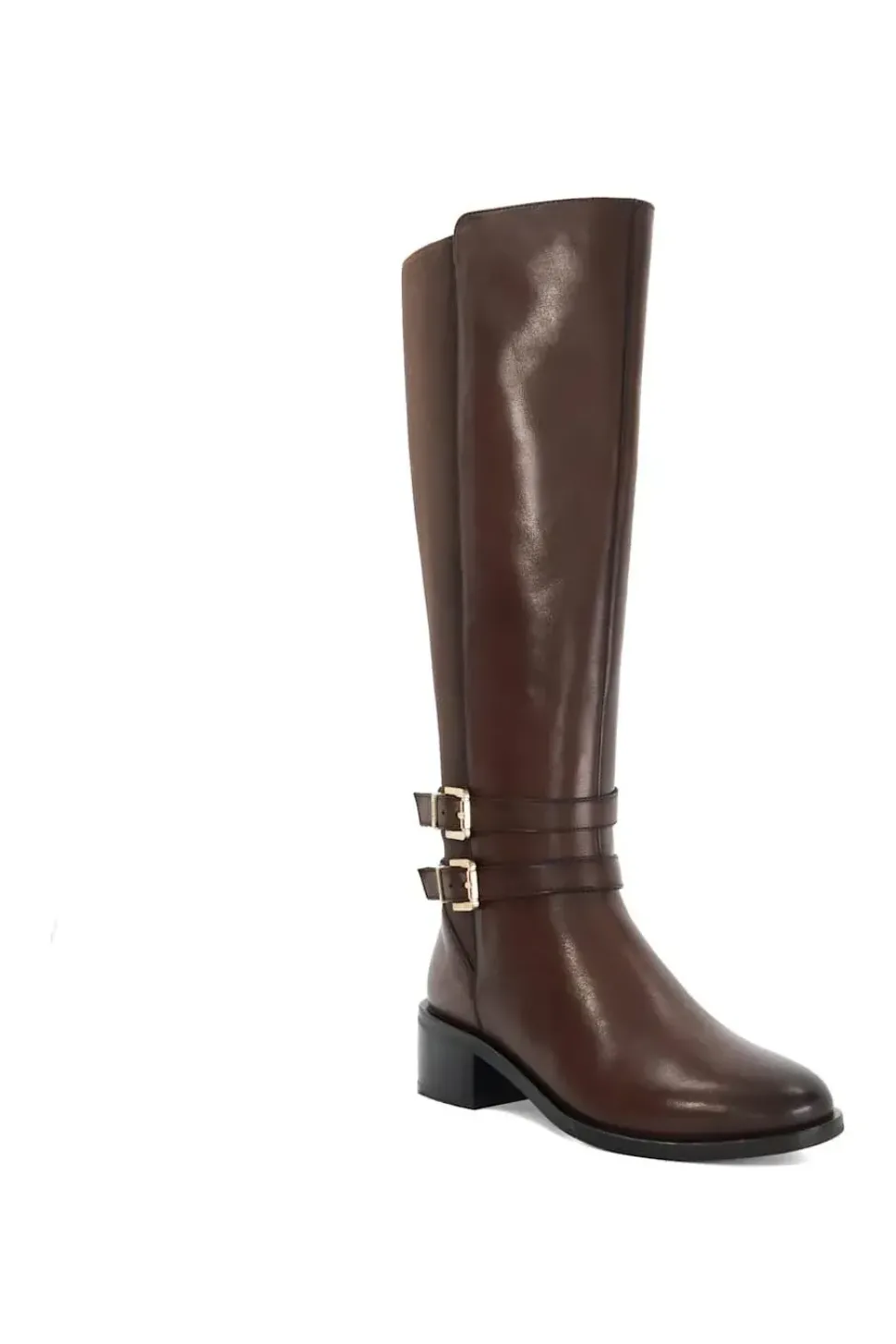 'Tatter' Leather Knee High Boots