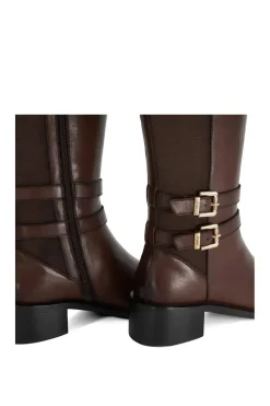 'Tatter' Leather Knee High Boots