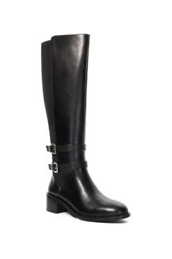 'Tatter' Leather Knee High Boots