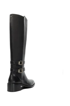 'Tatter' Leather Knee High Boots
