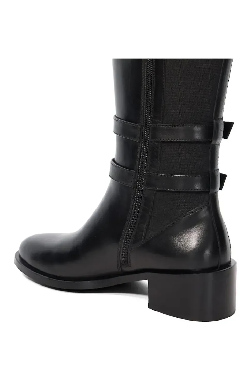 'Tatter' Leather Knee High Boots