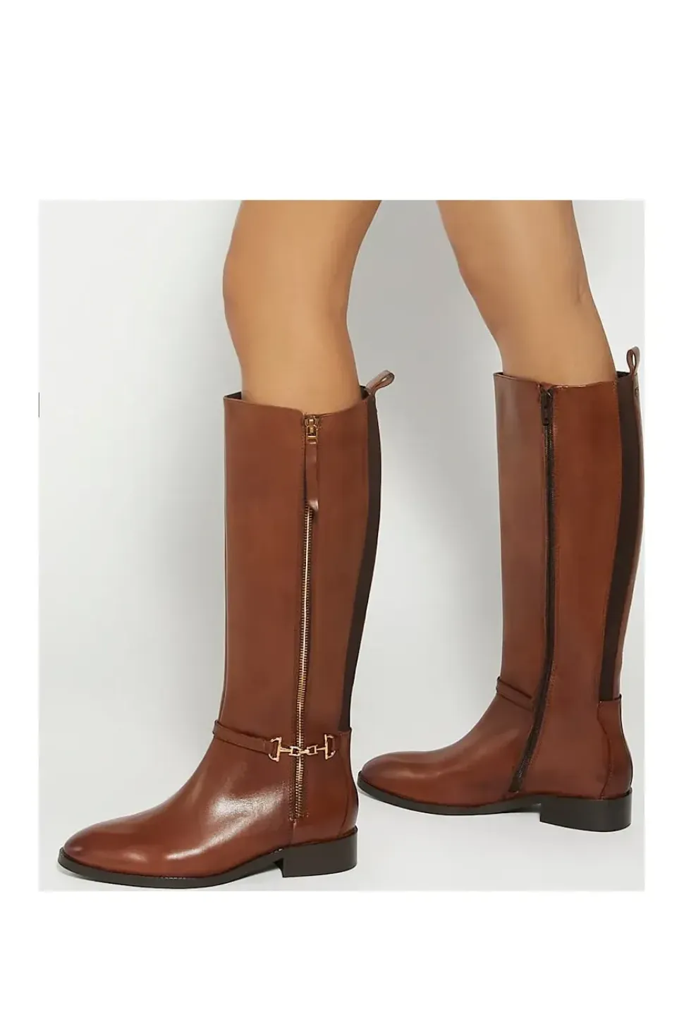 'Taylyn' Leather Knee High Boots