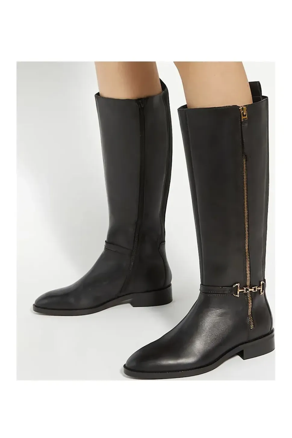 'Taylyn' Leather Knee High Boots