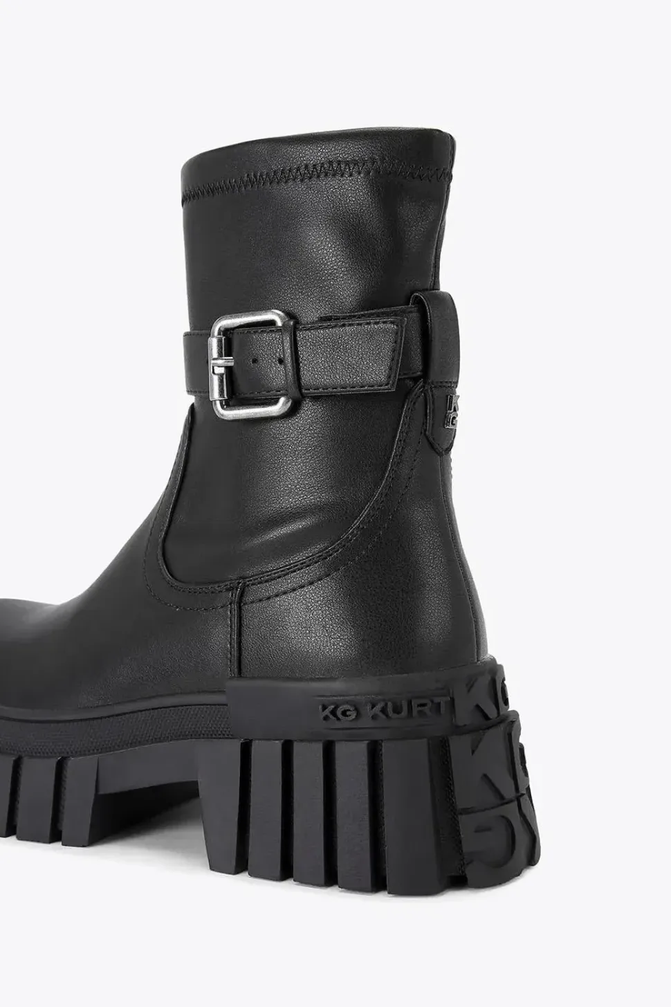 'Tegan Sock Buckle' Boots