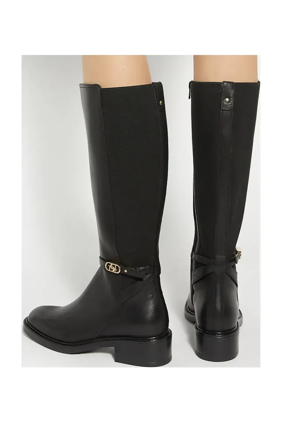'Tias' Leather Knee High Boots