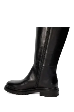 'Tilings' Leather Knee High Boots