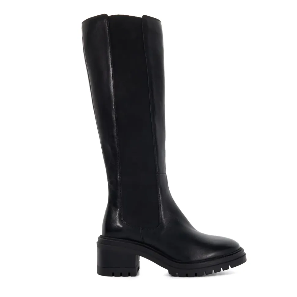 'Timeout' Leather Knee High Boots