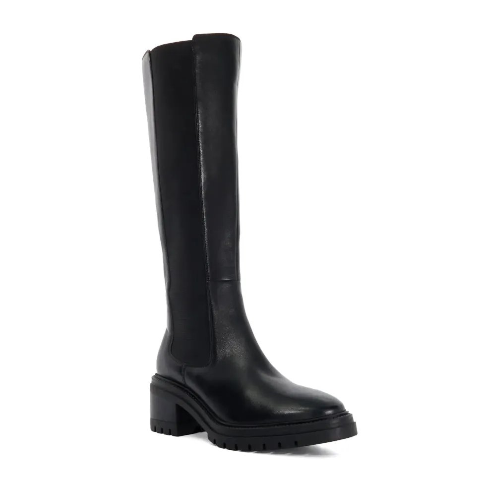 'Timeout' Leather Knee High Boots