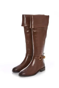 'Tori' Leather Over The Knee Boots