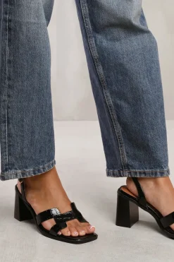 'Tori' Strappy Sandals With Block Heel