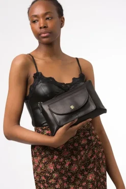 'Treasure' Leather Clutch Bag