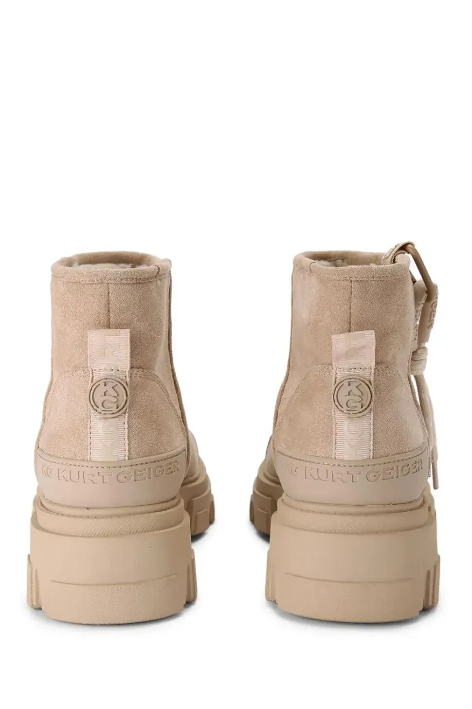 'Trekker Low Warm' Suedette Boots