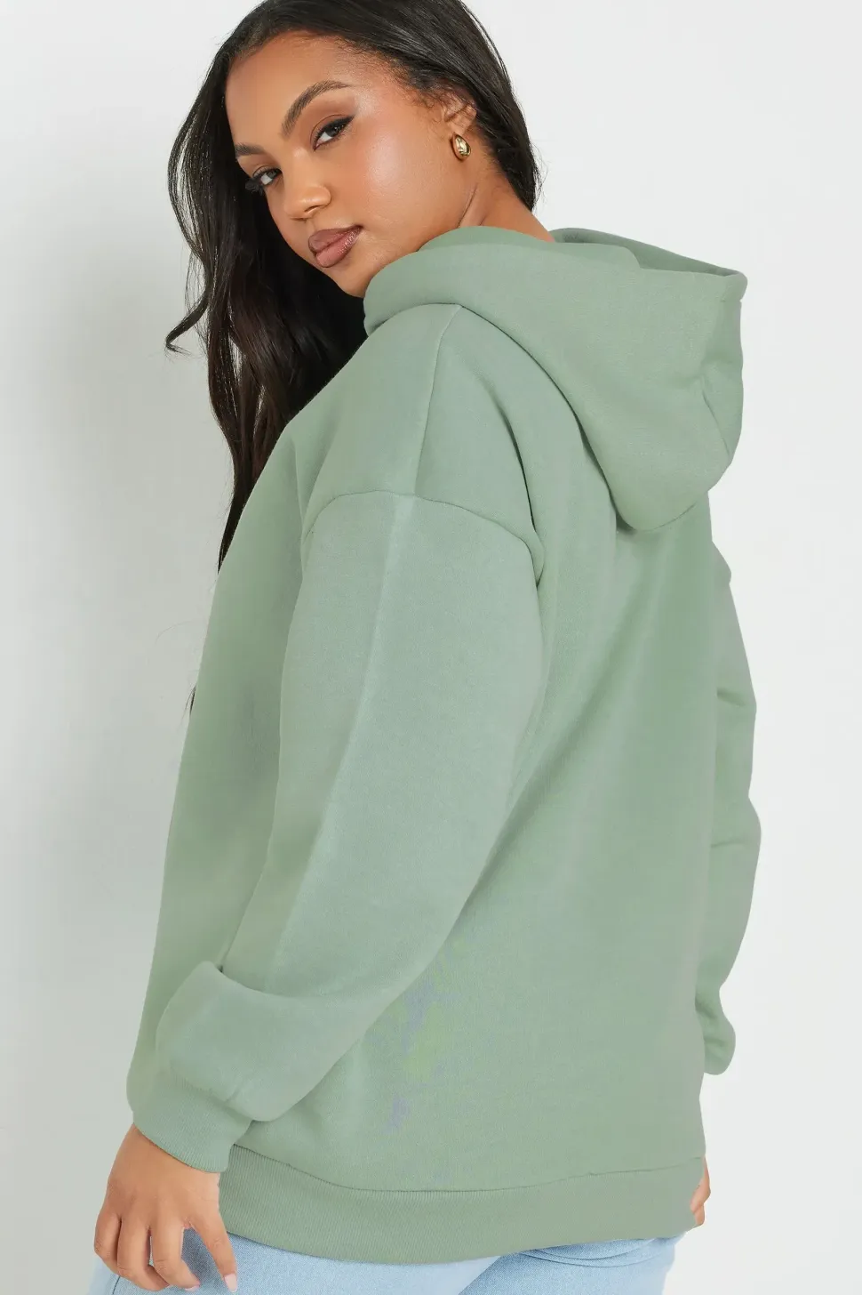 'Tropical' Abstract Print Hoodie
