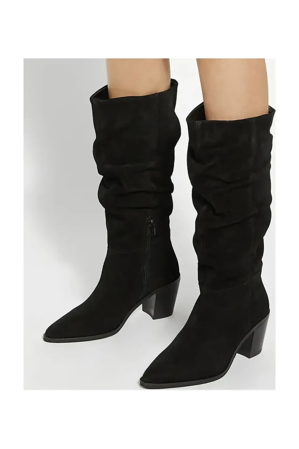 'Troubles' Suede Calf Boots