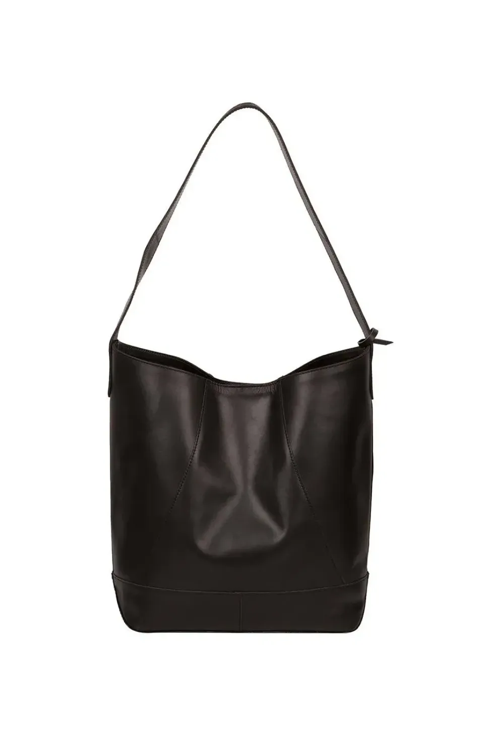 'Tunbridge' Vegetable-Tanned Leather Shoulder Bag