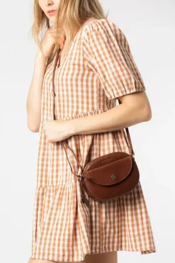 'Una' Leather Cross Body Bag