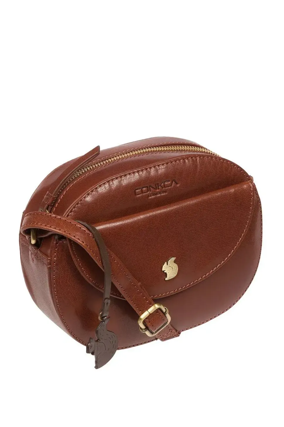 'Una' Leather Cross Body Bag