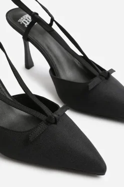 'Vera' Wide Fit High Heel With Pointed Toe And Strap Detail