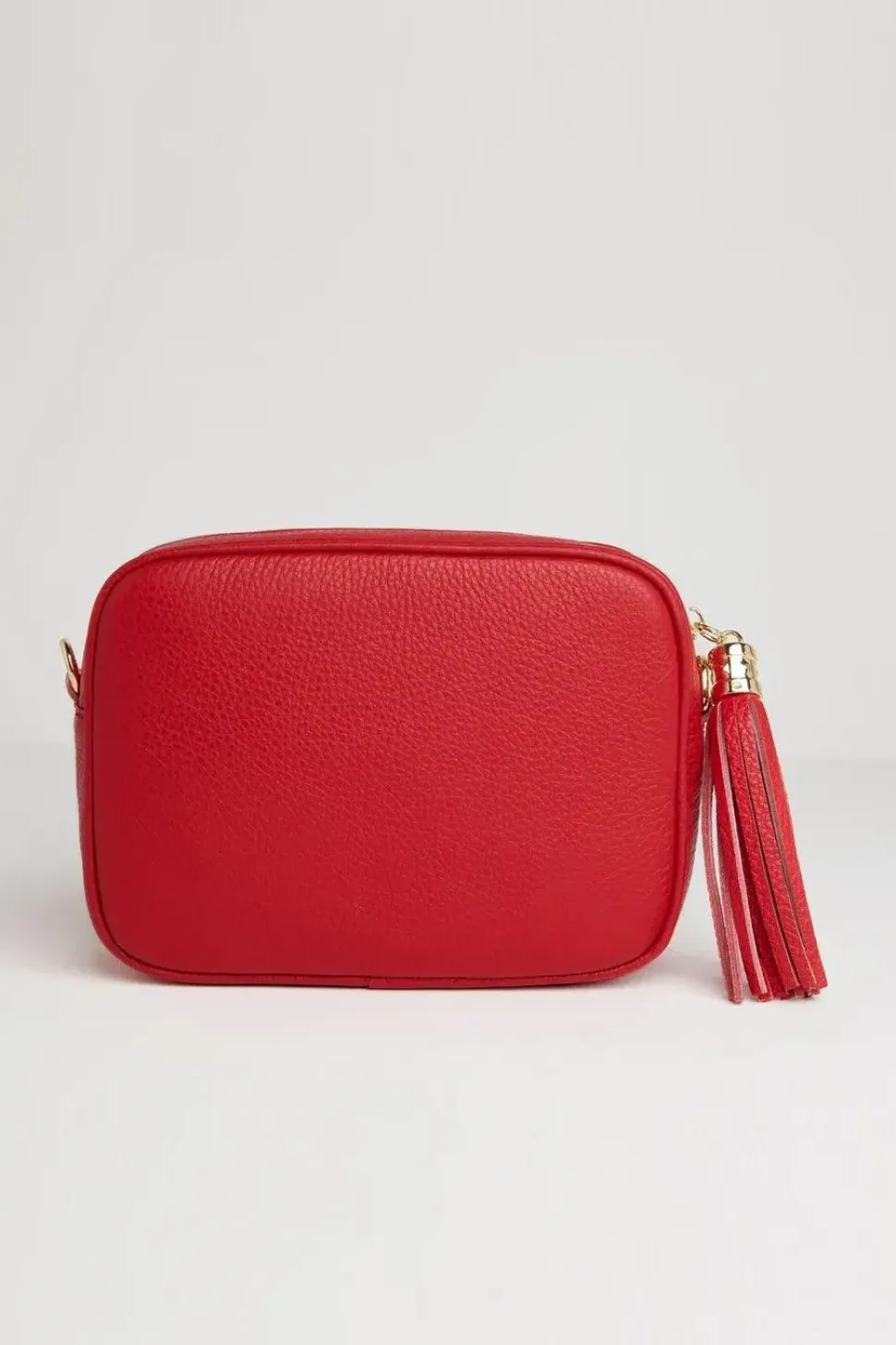 'Verona' Crossbody Tassel Bag With Dark Leopard Strap