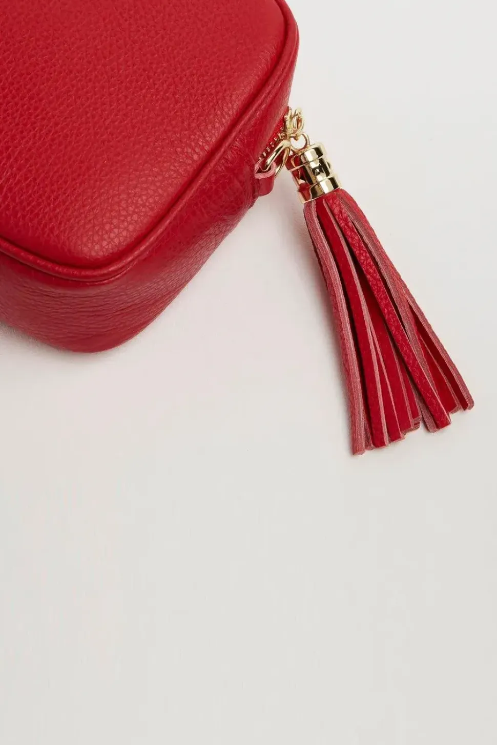 'Verona' Crossbody Tassel Bag With Dark Leopard Strap