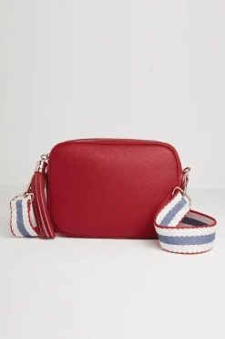 'Verona' Crossbody Tassel Bag With Nautical Strap