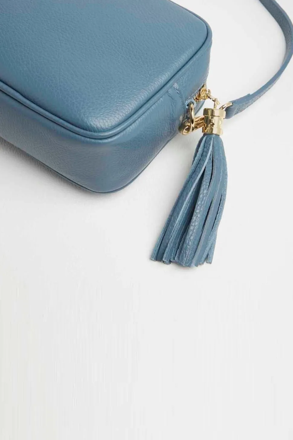 'Verona' Crossbody Tassel Bag with Nautical Strap