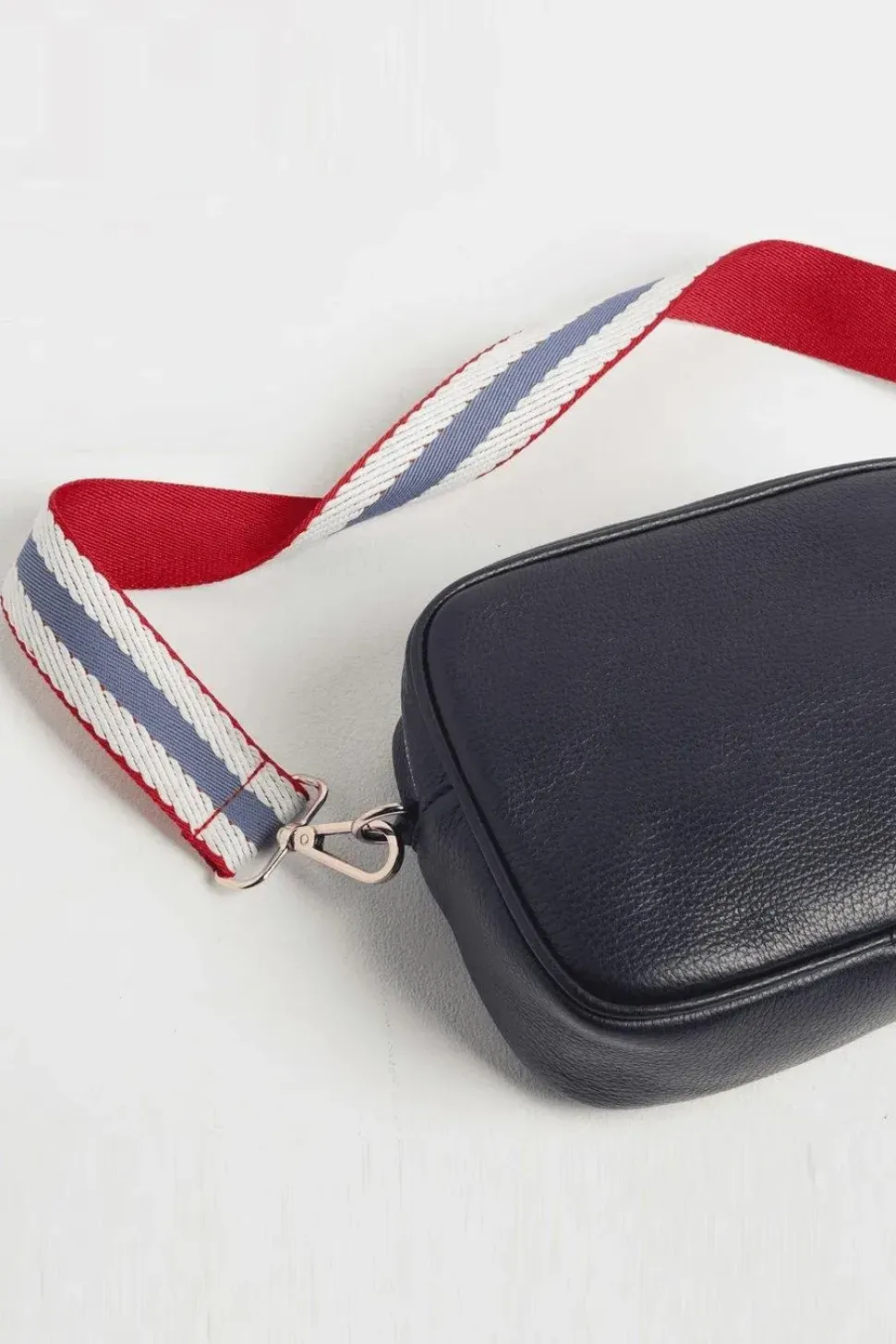 'Verona' Crossbody Tassel Bag with Nautical Strap