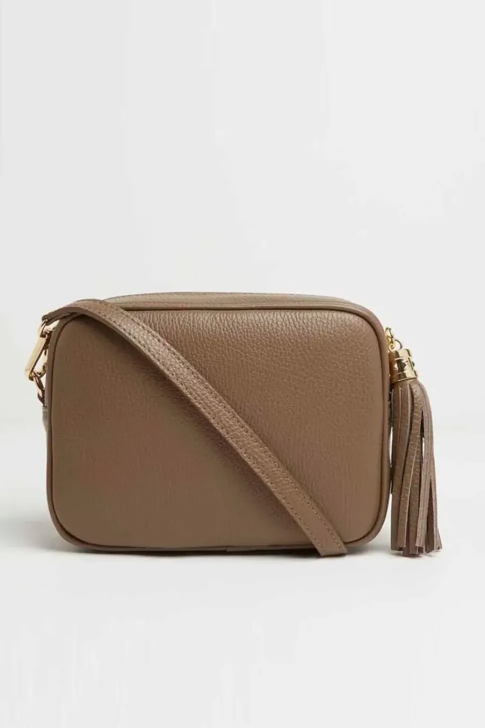 'Verona' Crossbody Tassel Bag With Pastel Strap