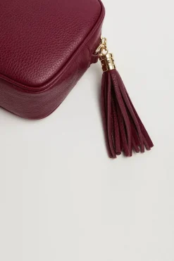 'Verona' Crossbody Tassel Bag With Sparkle Strap