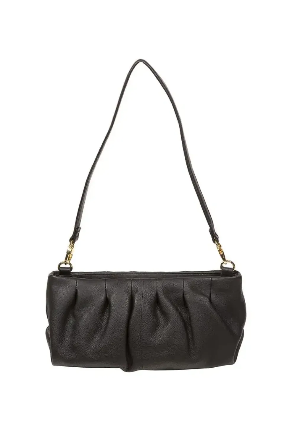 'Victoria' Nappa Leather Grab Clutch Bag