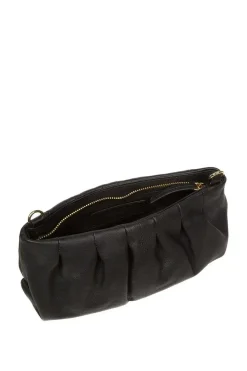 'Victoria' Nappa Leather Grab Clutch Bag