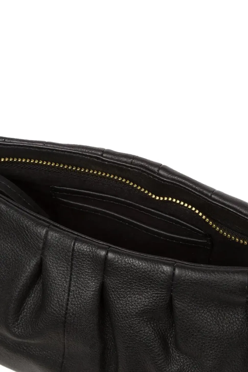 'Victoria' Nappa Leather Grab Clutch Bag