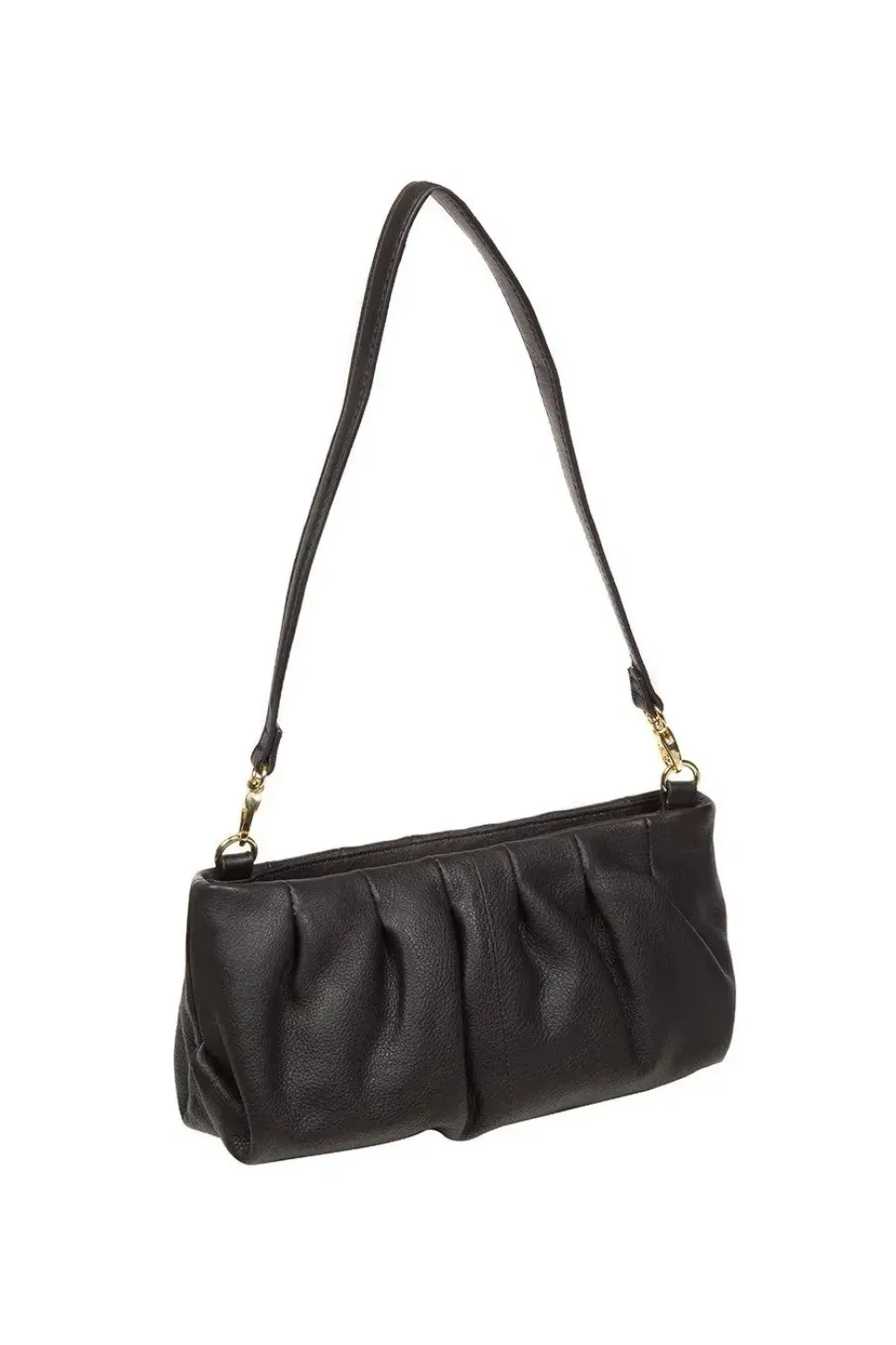 'Victoria' Nappa Leather Grab Clutch Bag