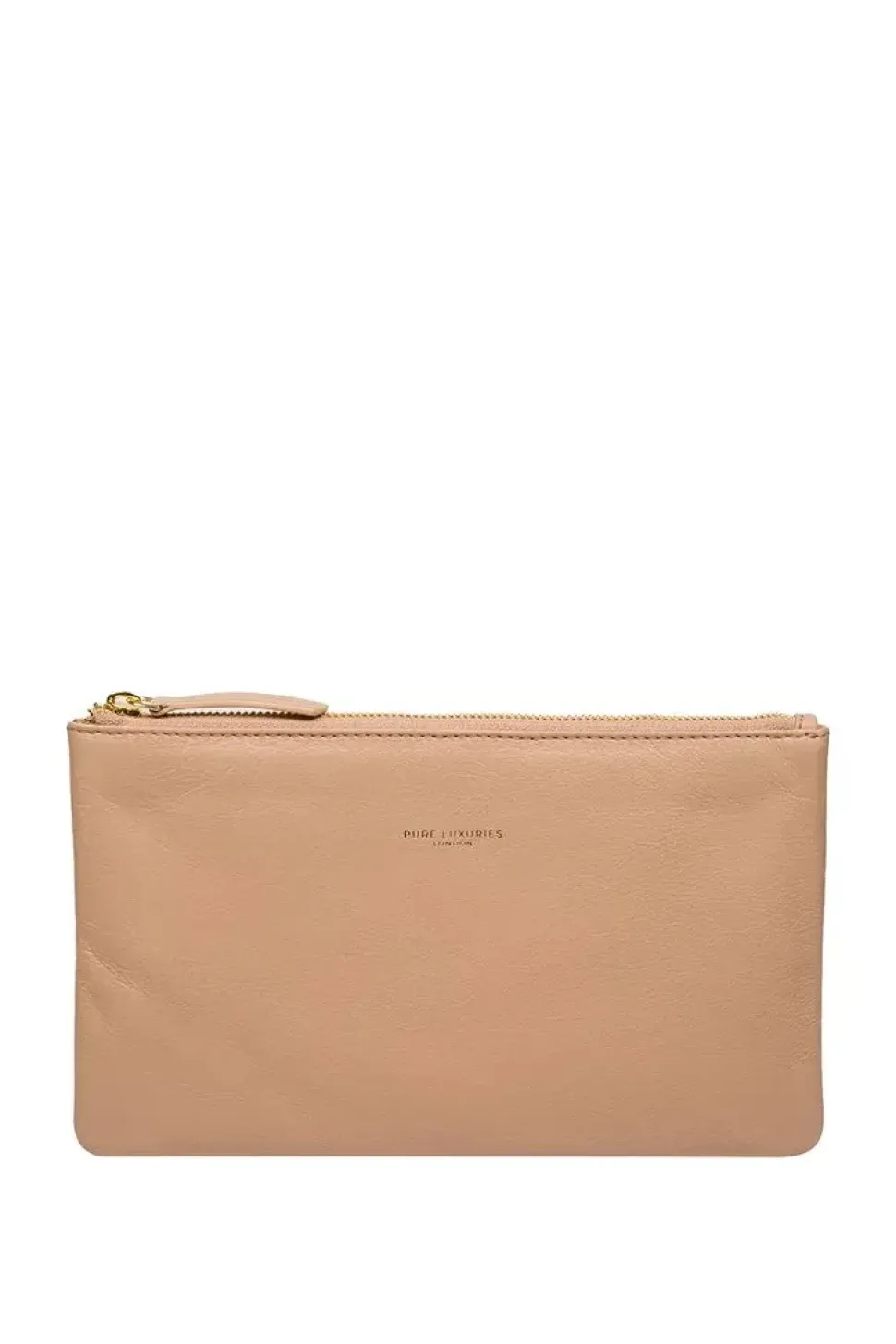 'Wilmslow' Nappa Leather Clutch Bag