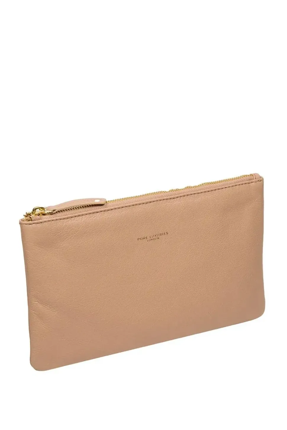 'Wilmslow' Nappa Leather Clutch Bag