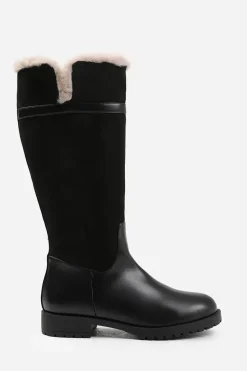 'Wynter' Knee High Boots With Fur Trim And Lining