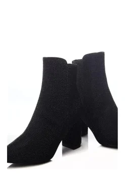 'Xiomara' Textile Heeled Boots