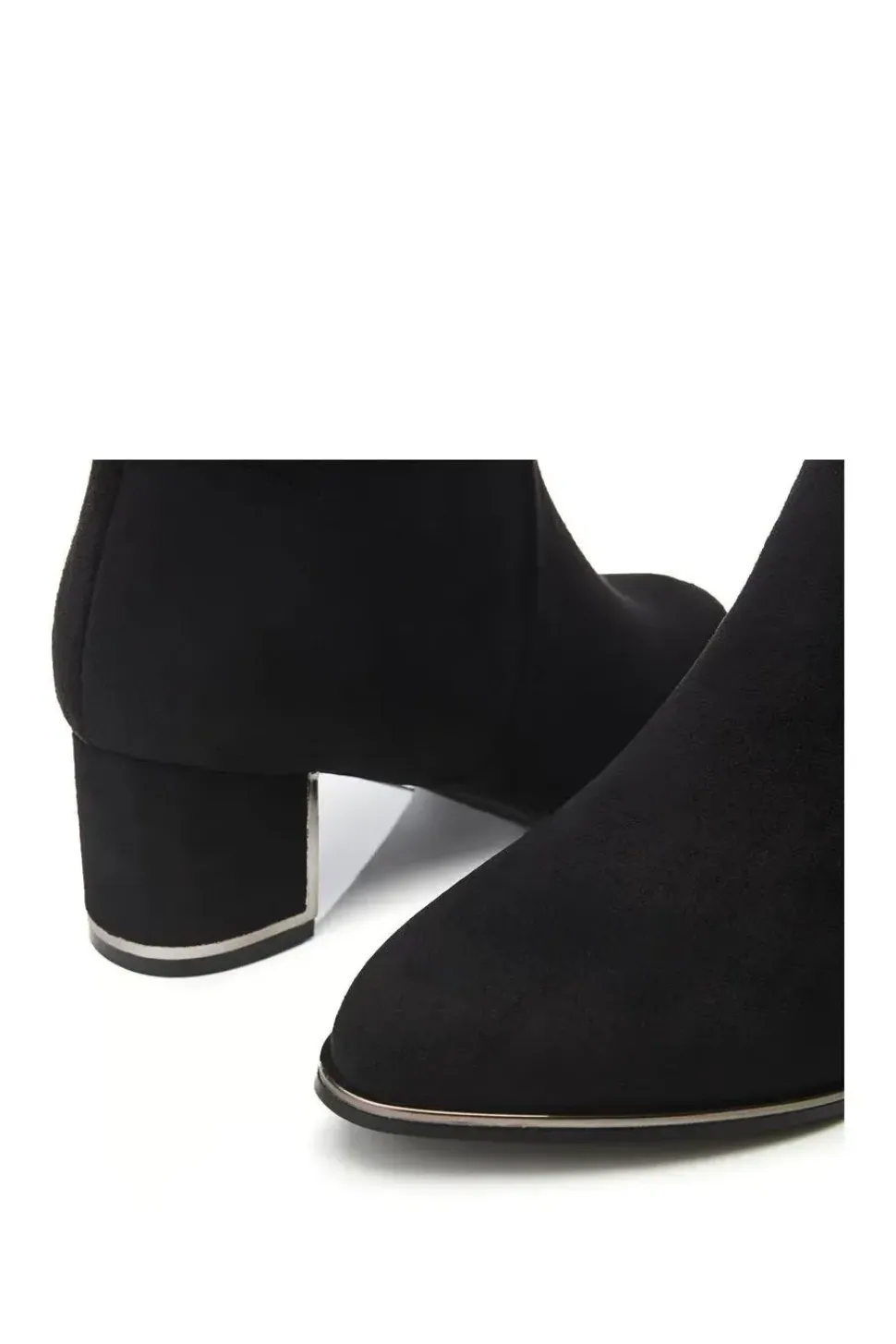 'Zakari' Alcantara Heeled Boots