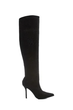 'Zarina' Alcantara Knee High Boots